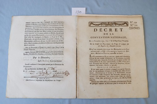 5 Rare Signed 1791-92 French Revolution Laws Legislature National Convention - Picture 4 of 10
