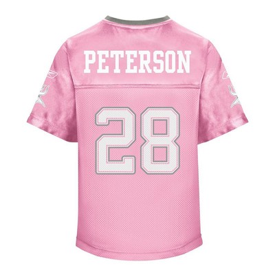 girls pink vikings jersey