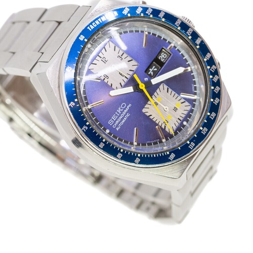 Reloj Seiko 6138-0030 Kakume Cronógrafo Tío Seiko Banda Fecha Día Japonés #6... - Imagen 5 de 9