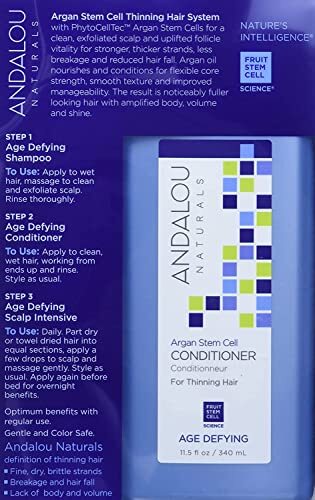 Andalou Naturals Age Defying Hair Thinning Treatment System, 3 Piece Kit - Picture 10 of 12