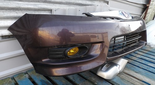 GENUINE 2011-2015 HONDA FIT JAZZ - PURPLE FRONT BUMPER WITH GRILL AND FOG LIGHTS - Picture 2 of 10
