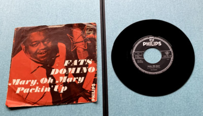 Fats Domino-Mary, oh Mary+Packin  Up, Vinyl-Single Schallplatte/Philips, gebr...