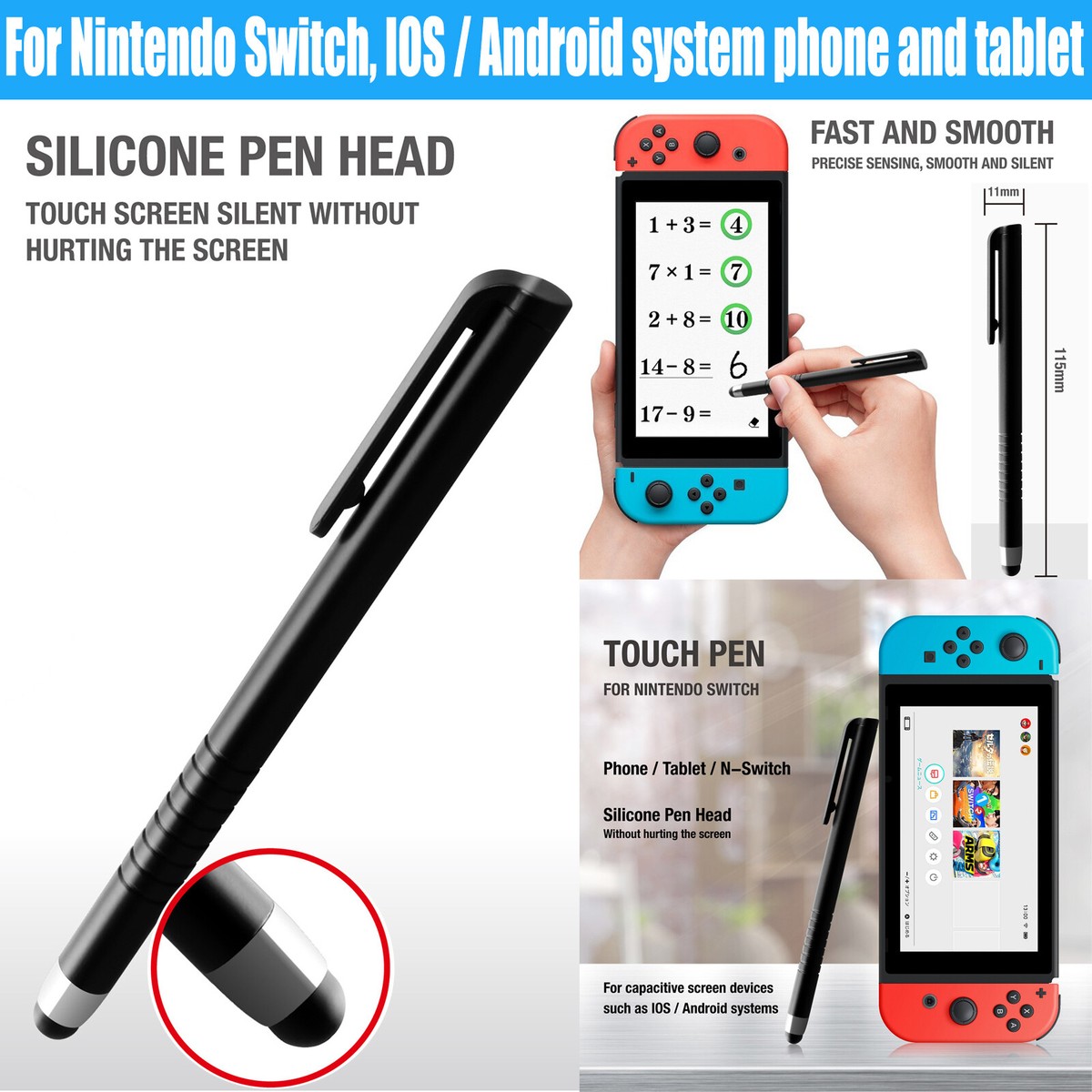 gemäß Bergmann Bewegung touchpen nintendo switch Unterbrechung Zurecht