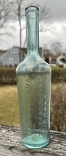 Bottiglia Cordiale Amaro Felsina Ramazzotti Amari Vintage Goffrata Anni 40 Italiana