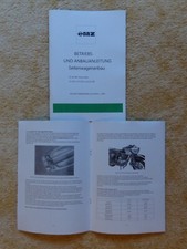 Betriebs- Anbauanleitung Superelastik Seitenwagen MZ ES 250/1 250/2 300 NEU