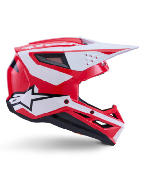 Alpinestars SM3 Heat Helmet ECE06/DOT Red/White/Black Glossy Size Small