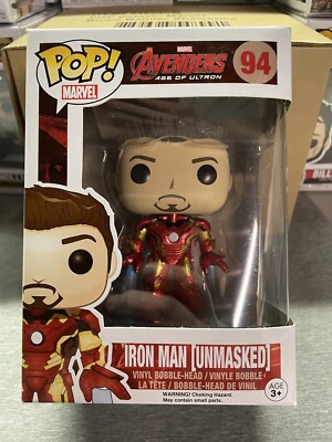 Iron-Man Unmasked #94 Funko Pop! | eBay