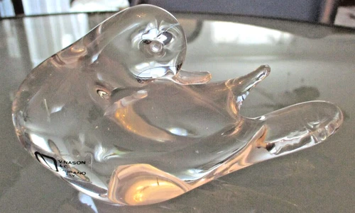 Vintage V Nason & Co Italy Murano Bird Paperweight/Figurine