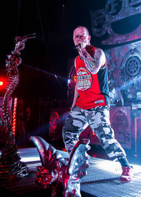 Ivan Moody of Five Finger Death Punch at in support of The Wrong S- Old Photo 24