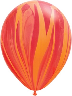 Qualatex Ballon 27,5 cm (11'') | SuperAgate | rainbow red orange | 25 Stk.