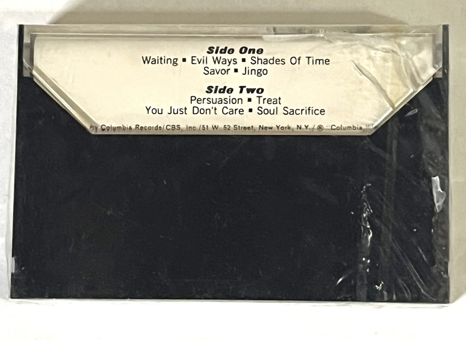 Santana S/T-ORIGINAL Issue 1969 US Debut Cassette-SEALED! - Image 3 of 3