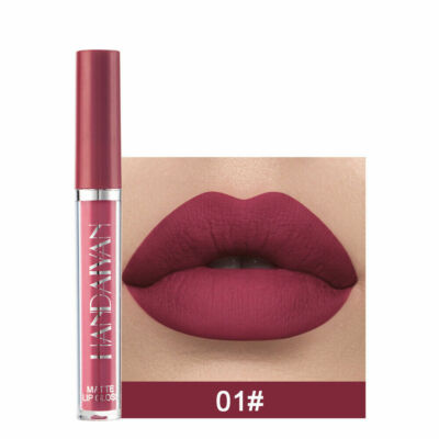Langanhaltender Lippenglanz glasiert matt Schönheit flüssiger Lippenstift Lippen-Make-up