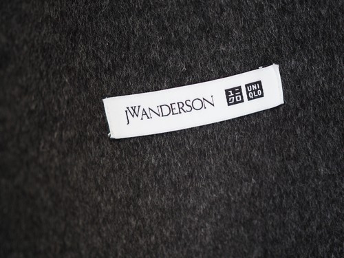 JW Anderson wool Uniqlo premium double face oversized belted coat - Picture 6 of 8