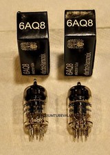 Electro-Harmonix PAIR TWO NEW 6AQ8 6AQ8EH Tubes