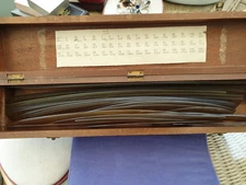 BOXED ANTIQUE PERSPEX ARCHITECTURAL / ENGINEERING CURVES