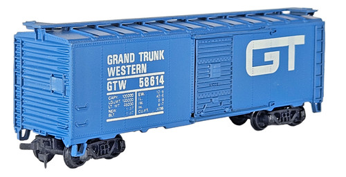 Lionel 5-4806 Grand Trunk Westerns Boxcars Spur HO blau GTW 58614 Waggons originalverpackt. | Zustand: Used