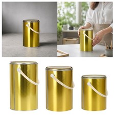 Empty Paint Can Storage Container Iron Reusable Sturdy with Lid Metal Paint Can