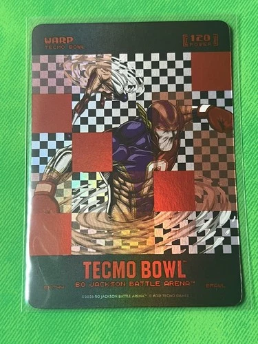 Bo Jackson Battle Arena Tecmo Bowl Warp #BP744 Red Brawl Big Pixel Insert