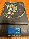 Vintage Mixed Sterling Silver Jewelry Lot Estate 108g Pendants Chains Ring