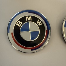 Bmw 50th Anniversary Single Badge 74mm Logo Emblem Bmw 50th Anniversary Single Badge 74mm Logo Emblem