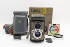 MINT w/Box Yashica D TLR 6x6 120 Film Camera Yashikor 80mm f/3.5 Lens JAPAN