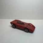 Hot Wheels Redlines Ferrari 312P 1970 1:64 Diecast Car Red Redline Wheels