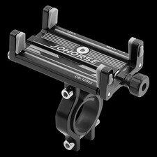 Bicycle Phone Mount - Aluminum Adjustable Holder for MTB - Nonslip Grip