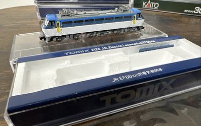 鉄道模型 TOMIX2188J.N.R. Electric LocomotiveEF-64 TOMIX N Scale #2124 EF66 100 Japan Railways Locomotive 1:160 NIB