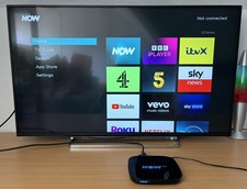 NOW TV 1080p HD Streaming Box 4500SK Black HDMI/Ethernet Memory Card Slot