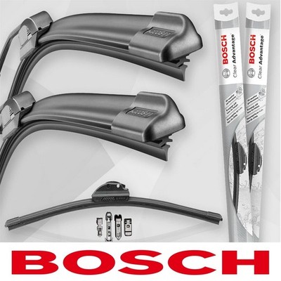 BOSCH Wiper Blades Set Clear Advantage for 2004-2009 Mazda 2 Left Right Set of 2