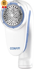 Fabric Shaver Lint Remover Portable Battery-Operated 3 Settings 2Inch Head White