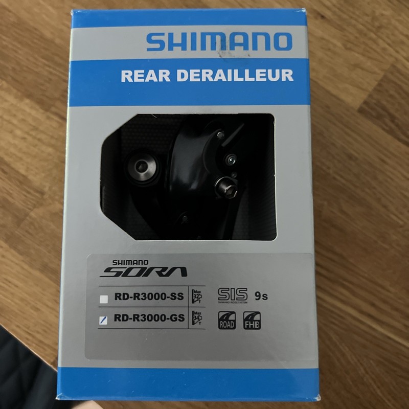 Shimano R3000 Rear Mech Sora ‎Rear Derailleur - Black