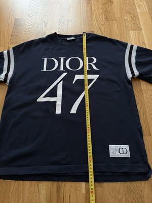 Dior 47 Oversized Navy Blue T-shirt Size S | eBay
