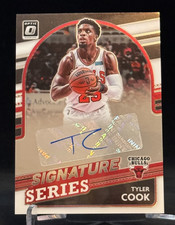 2020-21 Donruss Optic Signature Series Auto #SS-TCK Tyler Cook Chicago Bulls