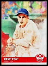 2018 Panini Diamond Kings #48 Johnny Pesky Artist's Proof Red