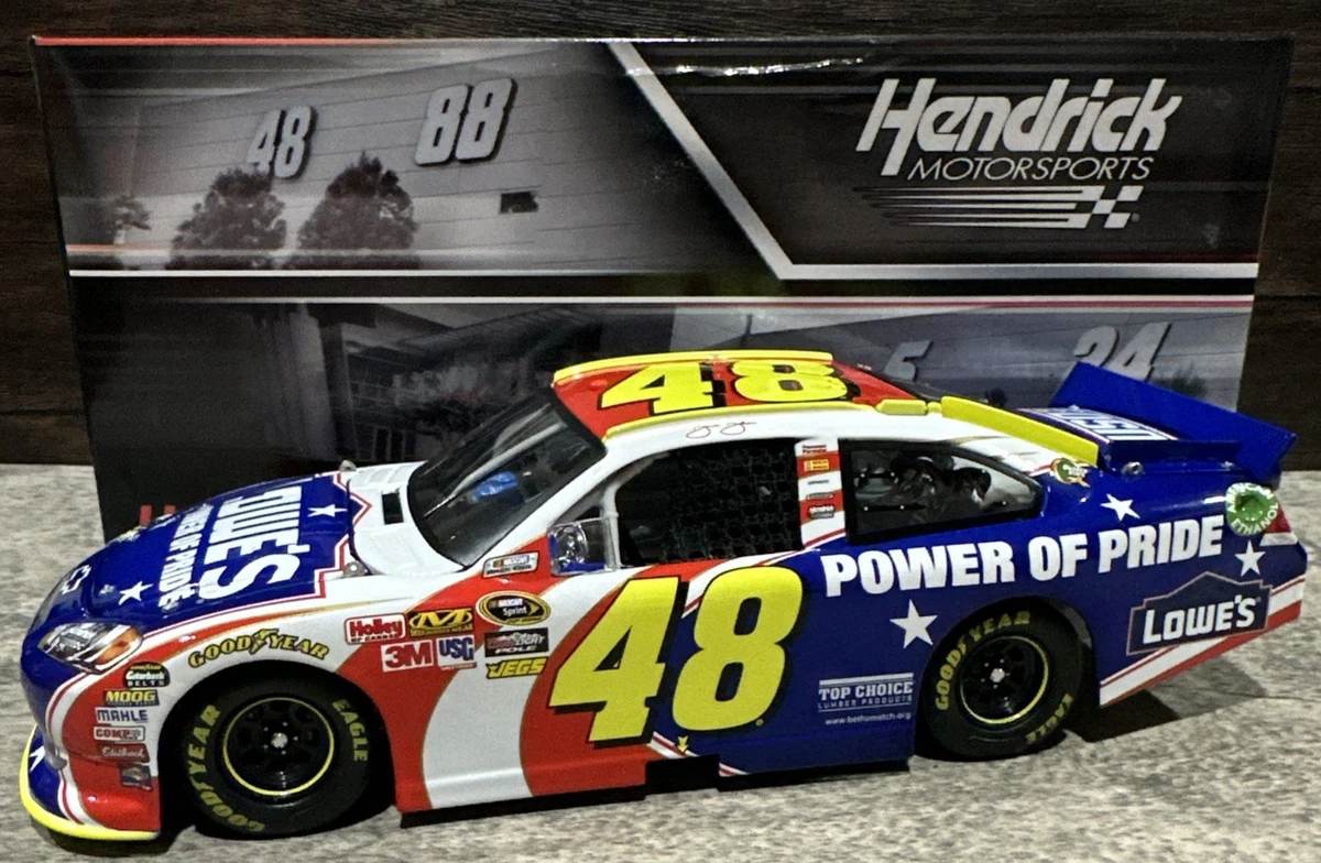 Miniature Jimmie Johnson Talladega 2011 - Élite 1 Sur 25 - Or/blanc - Action