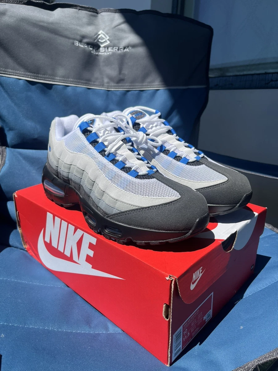 Preços baixos em Nike Air Max 95 Black Medium Blue | eBay