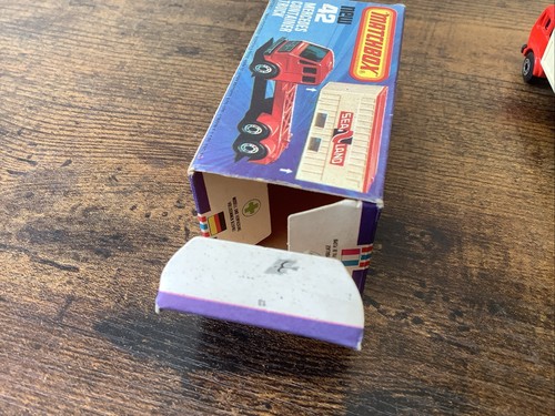 Matchbox Superfast No 42 Mercedes Container Truck Boxed - Picture 10 of 11