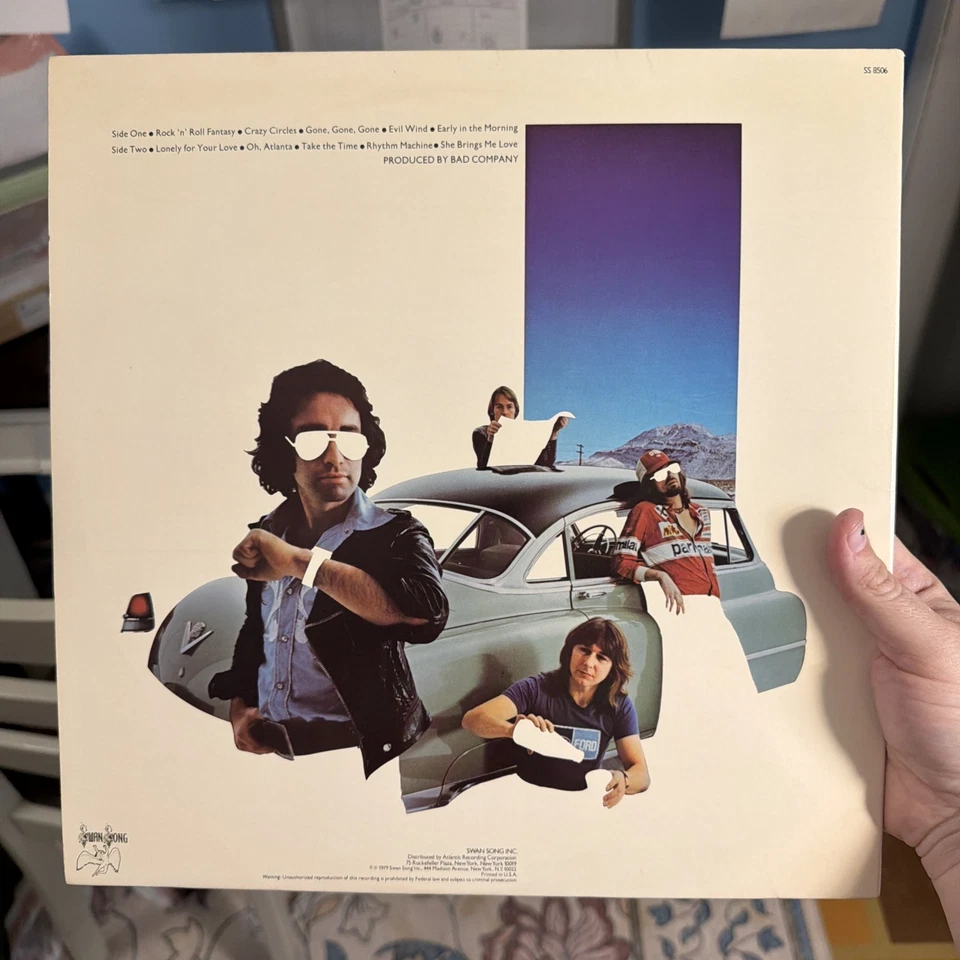 Bad Company - Desolation Angels Swan Song Records UK 1979 SS 8506 Vinyl LP - VG - Image 2 of 4