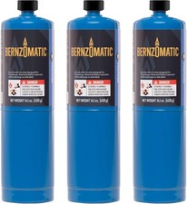 Bernzomatic 14.1 oz Propane Hand Torch Cylinder 3 Pack