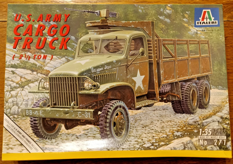 U. S. Army Cargo Truck (2-1/2 Ton) Italeri 1:35 scale model