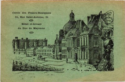 CPA PARIS 4e 21, Rue St-Natoine Cercle des Francs-Bourgeois (1247956)