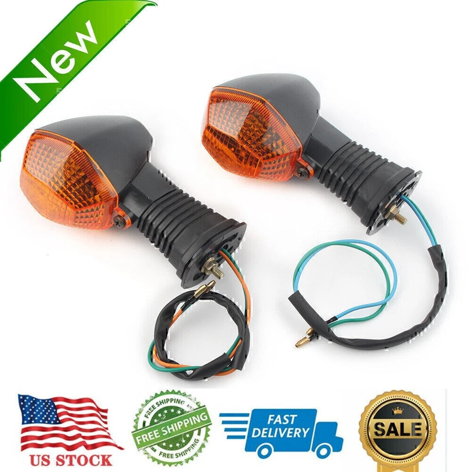 Par de luces de señal de giro ámbar indicador para Suzuki SV650S 03-16 DRZ400S/SM 05-19 Foto 2 de 4
