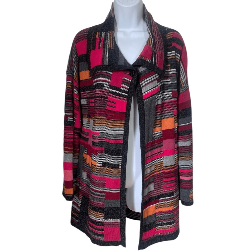NIC + ZOE Multicolor Patchwork Geometric Fall Lay… - image 1