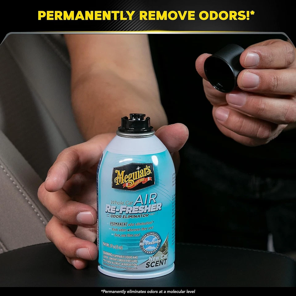 Meguiar's G16402 Whole Car Air Re-Fresher Odor 2 Fl Oz (Pack of 1), Clear  - Image 2 of 4