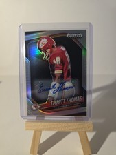 2025 Panini Prizm Black Silver Prizm  Emmitt Thomas Autograph Chiefs 