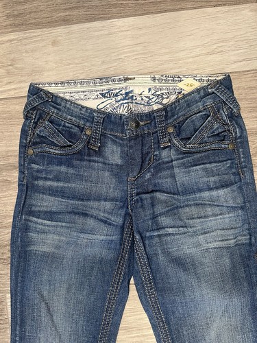 Women’s Stitch’s Spokane Boot Cut Denim Y2k Jeans Size 25 - Picture 2 of 7