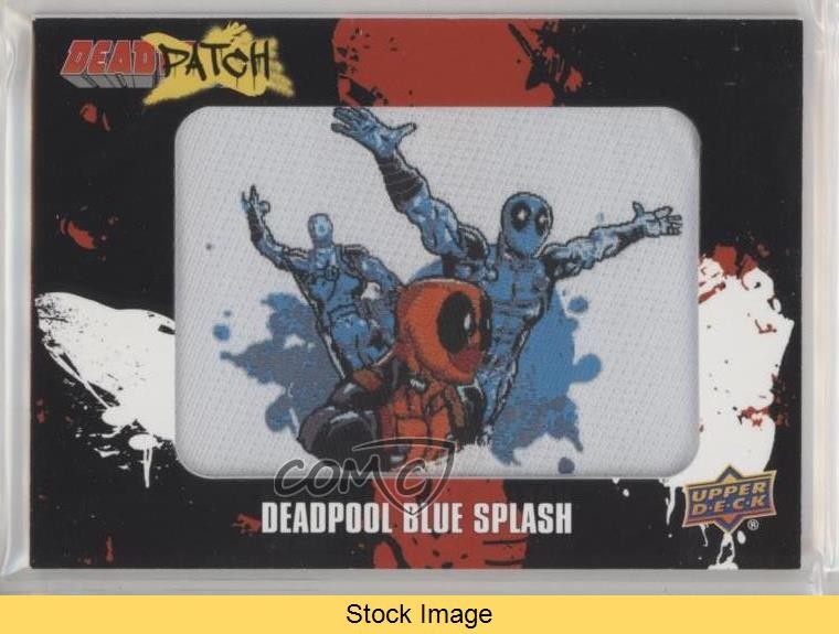 2019 Upper Deck Marvel Deadpool Deadpatch Tier 1 Blue Splash #DP8 READ 5v4