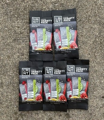 15 LMNT Electrolyte Drink Mix 5x3 Stick Variety Pack Citrus Raspberry Watermelon