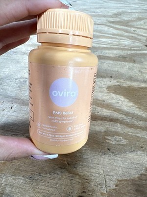 OVIRA PMS Relief With Vitex 60 Hard Capsules 08/2026 Gluten Free